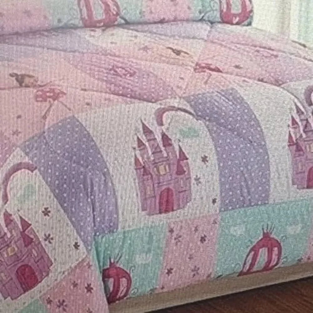 NEW Elegant Home Fairy Princess Caste Comforter- Twin
